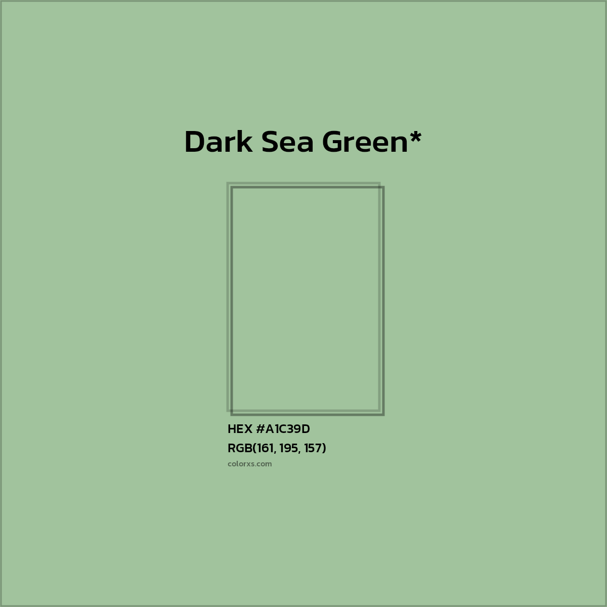 HEX #A1C39D Color Name, Color Code, Palettes, Similar Paints, Images