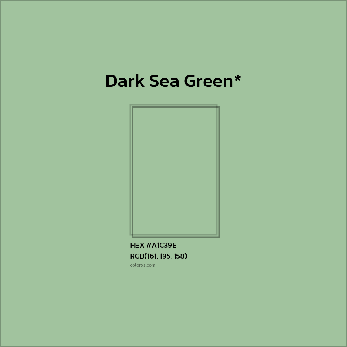 HEX #A1C39E Color Name, Color Code, Palettes, Similar Paints, Images