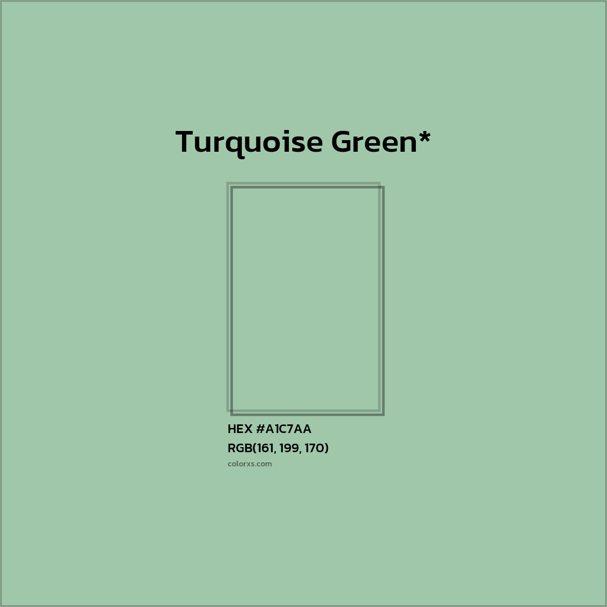 HEX #A1C7AA Color Name, Color Code, Palettes, Similar Paints, Images