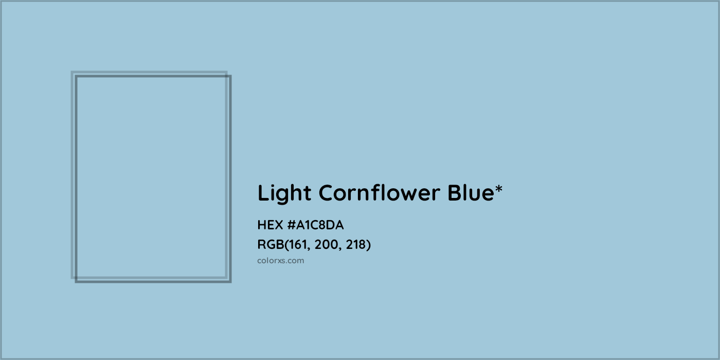 HEX #A1C8DA Color Name, Color Code, Palettes, Similar Paints, Images