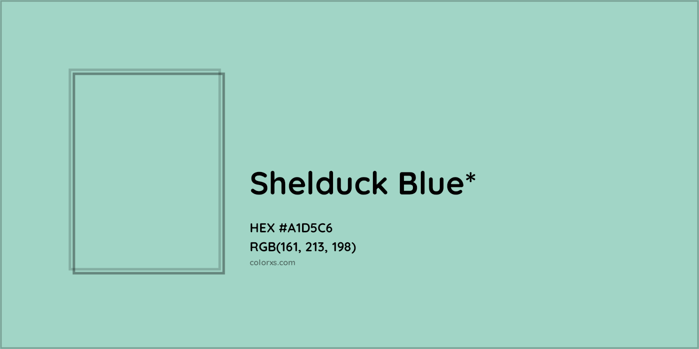 HEX #A1D5C6 Color Name, Color Code, Palettes, Similar Paints, Images