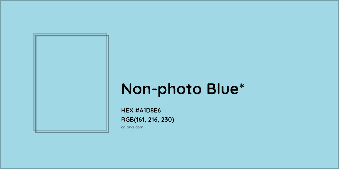 HEX #A1D8E6 Color Name, Color Code, Palettes, Similar Paints, Images