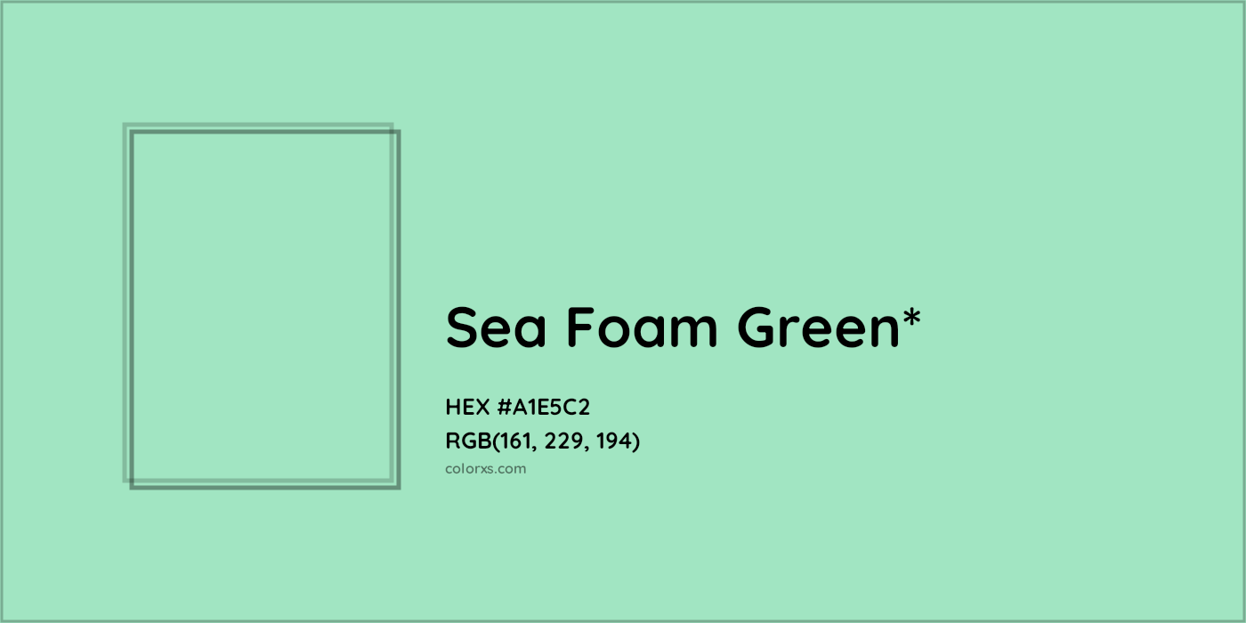 HEX #A1E5C2 Color Name, Color Code, Palettes, Similar Paints, Images
