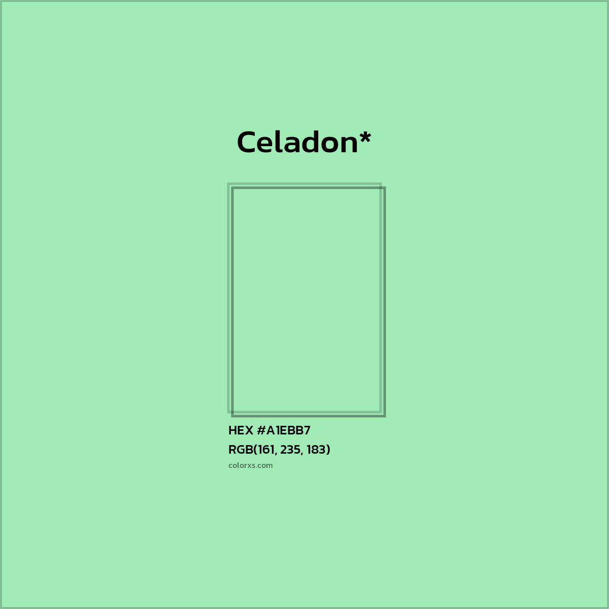 HEX #A1EBB7 Color Name, Color Code, Palettes, Similar Paints, Images