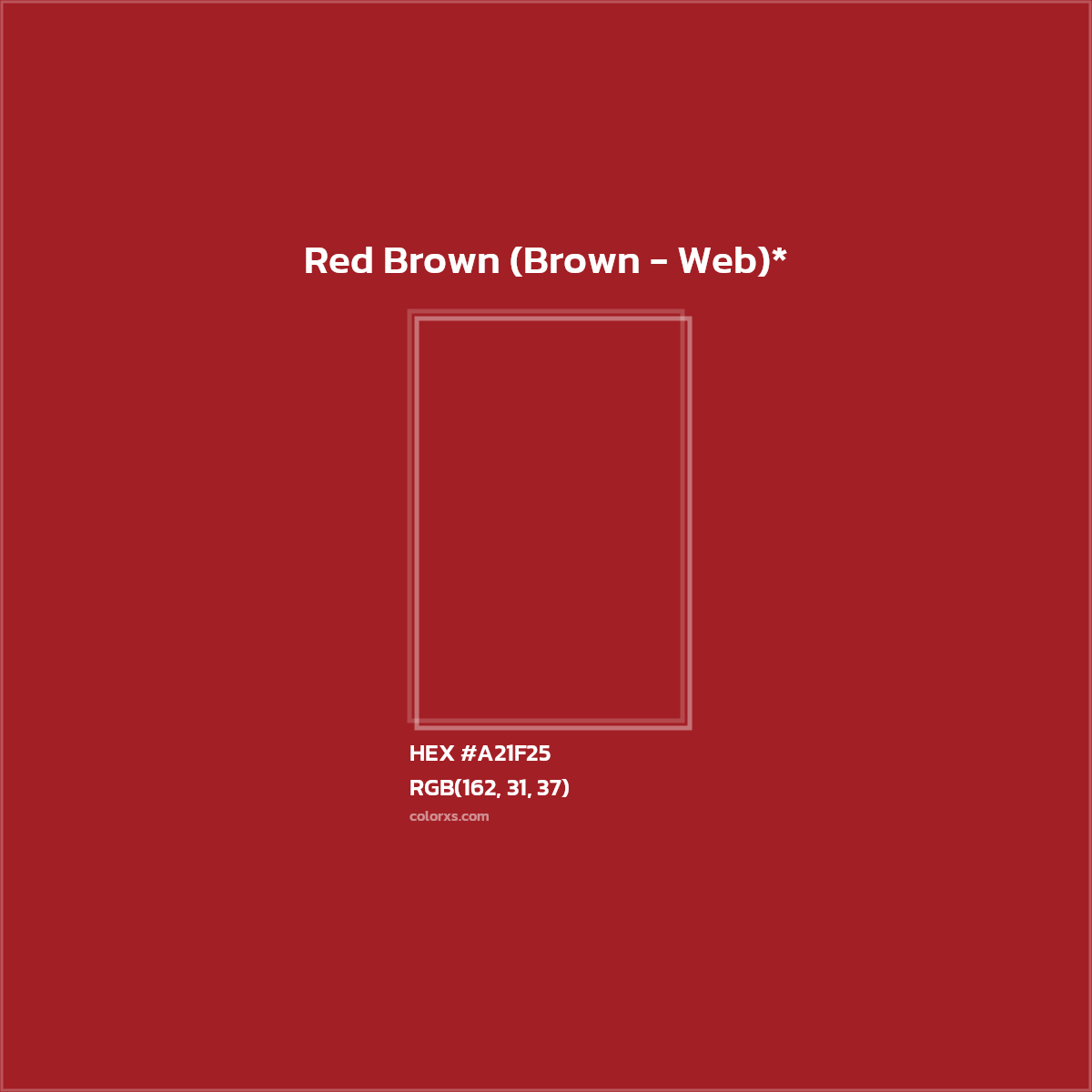 HEX #A21F25 Color Name, Color Code, Palettes, Similar Paints, Images