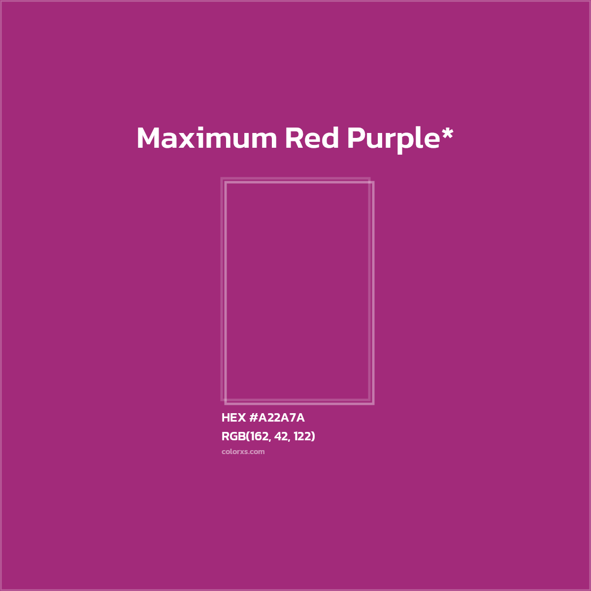 HEX #A22A7A Color Name, Color Code, Palettes, Similar Paints, Images