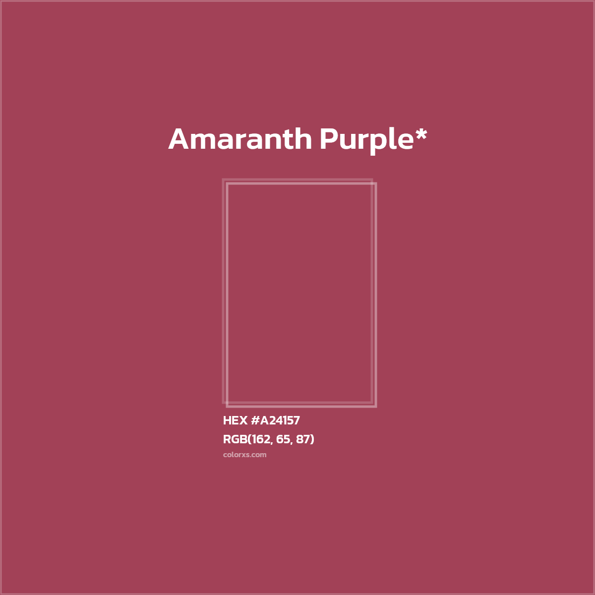 HEX #A24157 Color Name, Color Code, Palettes, Similar Paints, Images