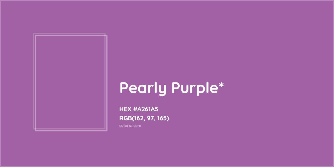 HEX #A261A5 Color Name, Color Code, Palettes, Similar Paints, Images
