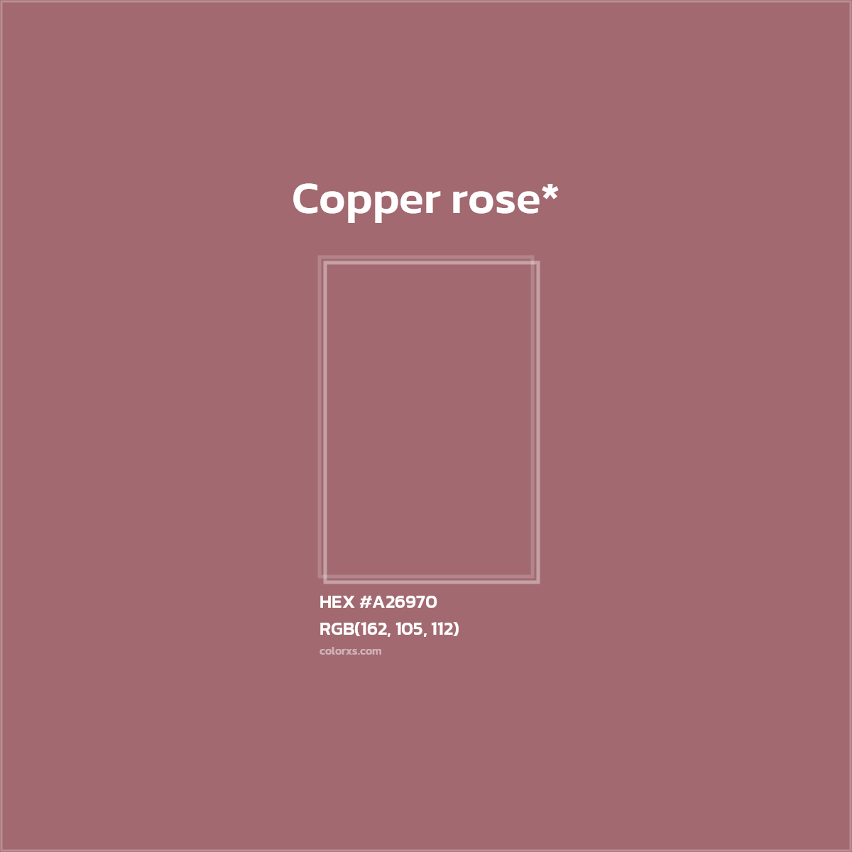 HEX #A26970 Color Name, Color Code, Palettes, Similar Paints, Images