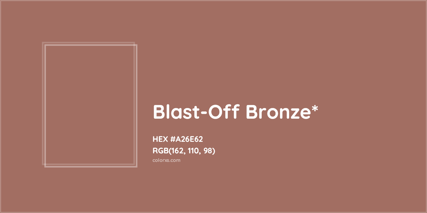 HEX #A26E62 Color Name, Color Code, Palettes, Similar Paints, Images