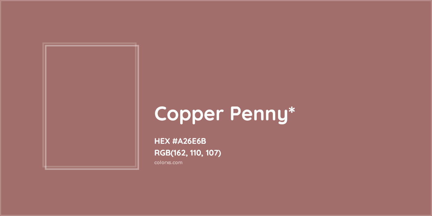 HEX #A26E6B Color Name, Color Code, Palettes, Similar Paints, Images