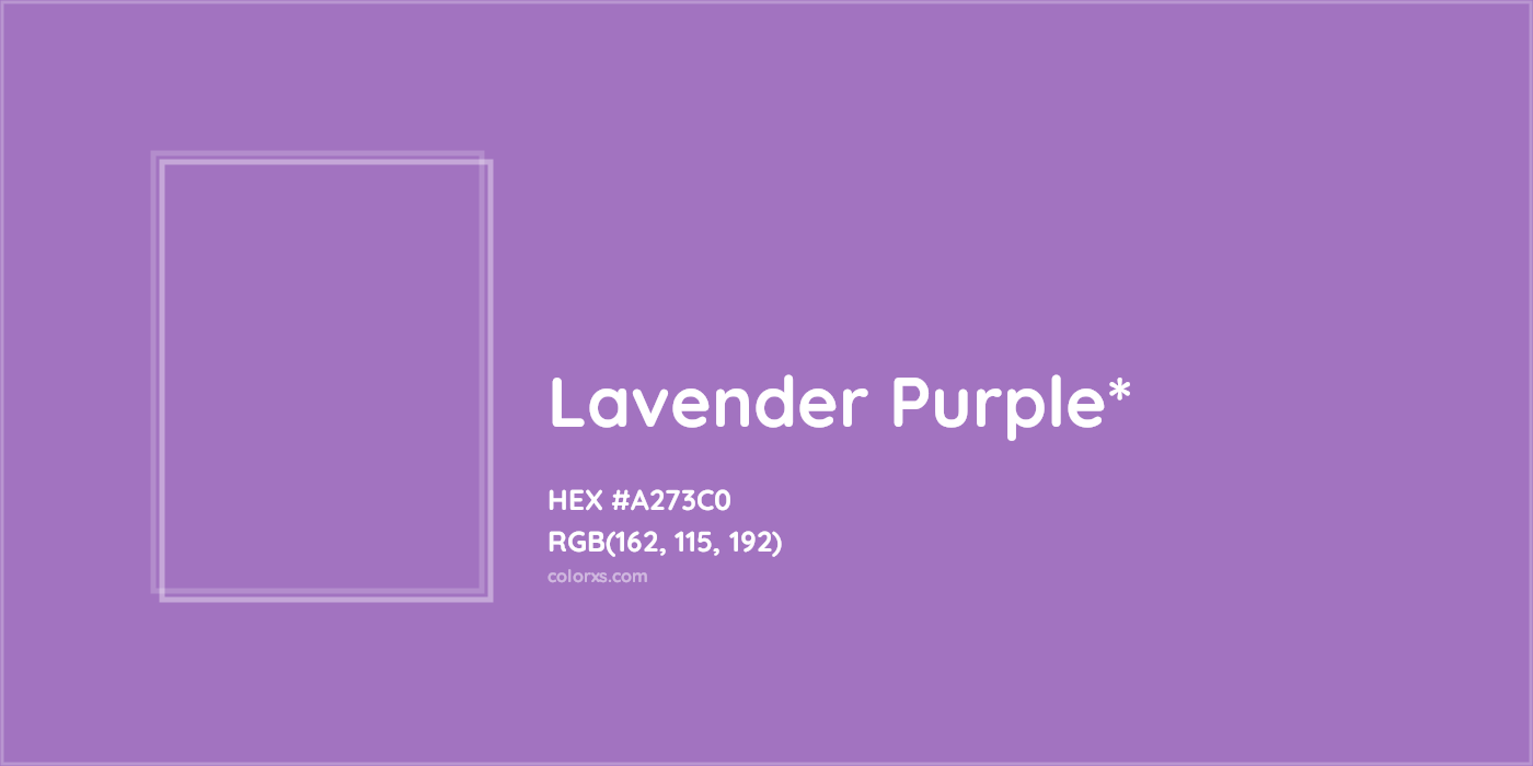 HEX #A273C0 Color Name, Color Code, Palettes, Similar Paints, Images