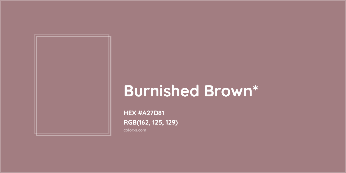 HEX #A27D81 Color Name, Color Code, Palettes, Similar Paints, Images