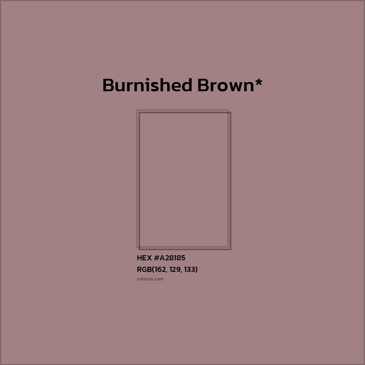 HEX #A28185 Color Name, Color Code, Palettes, Similar Paints, Images