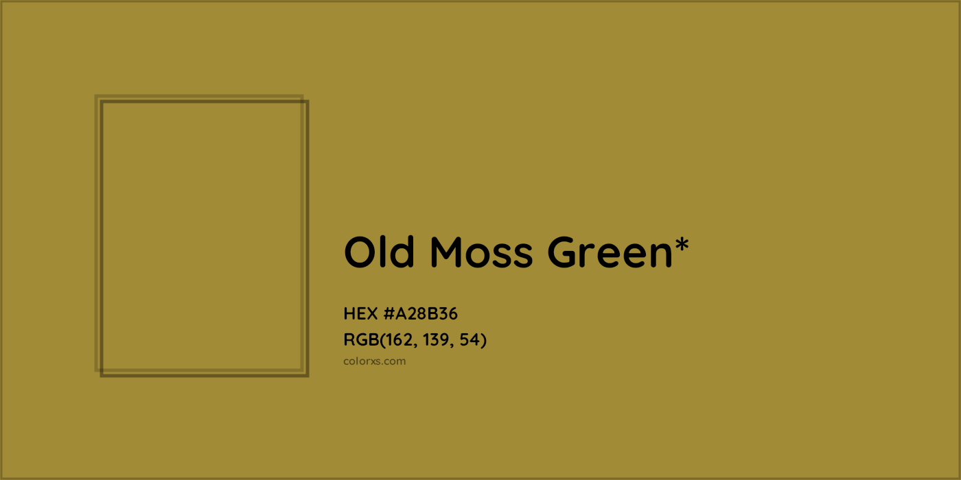 HEX #A28B36 Color Name, Color Code, Palettes, Similar Paints, Images