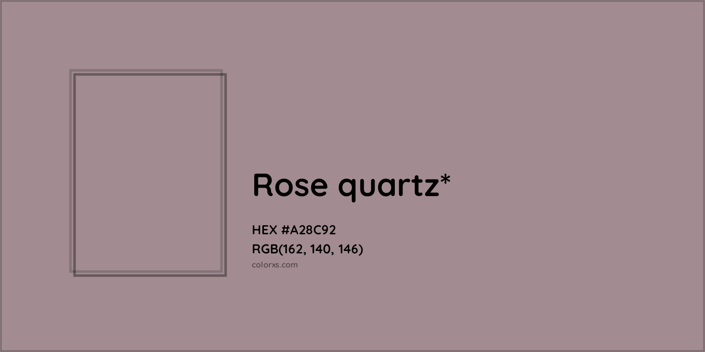 HEX #A28C92 Color Name, Color Code, Palettes, Similar Paints, Images
