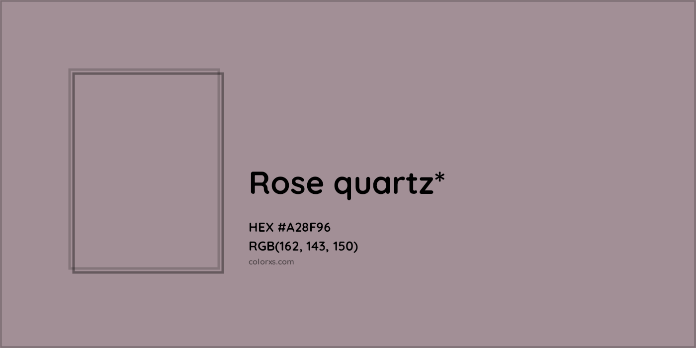HEX #A28F96 Color Name, Color Code, Palettes, Similar Paints, Images