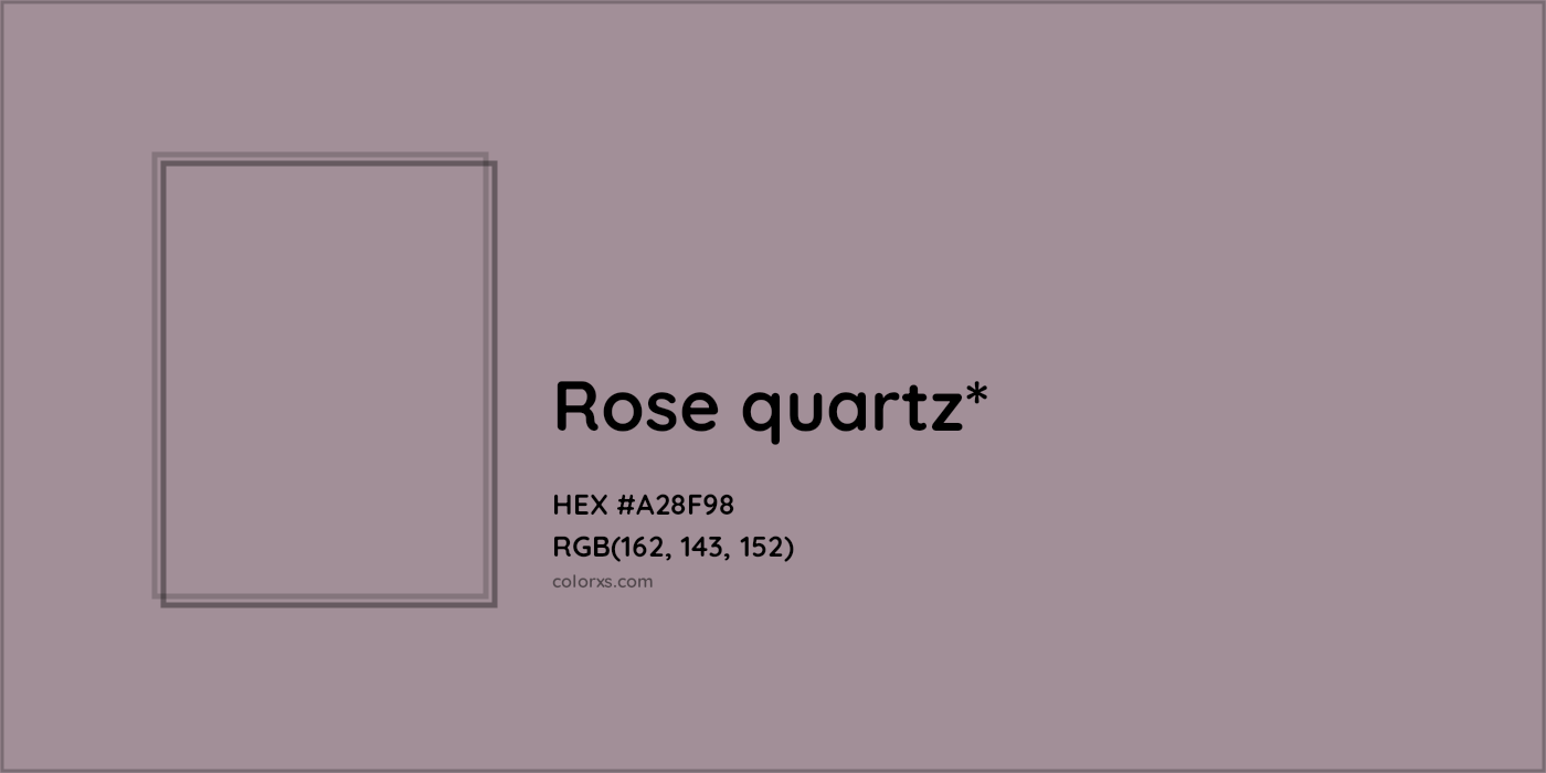 HEX #A28F98 Color Name, Color Code, Palettes, Similar Paints, Images