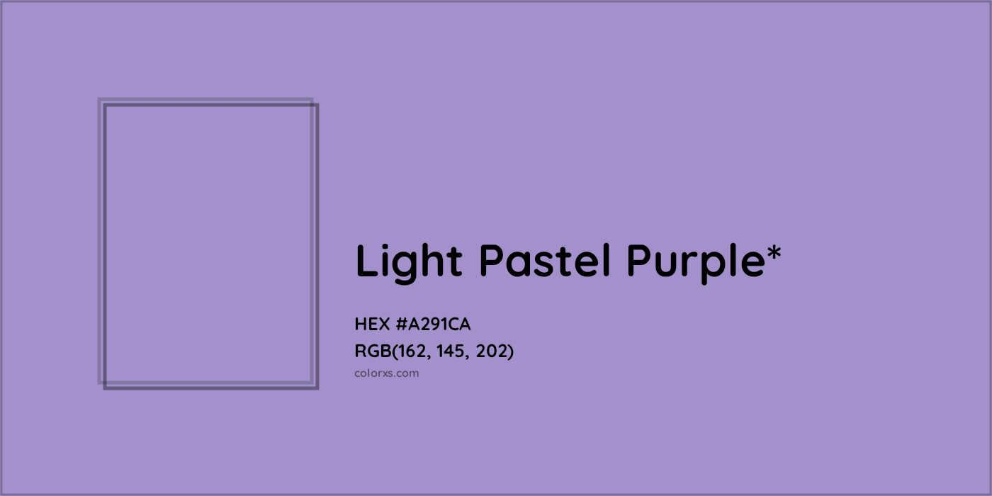 HEX #A291CA Color Name, Color Code, Palettes, Similar Paints, Images