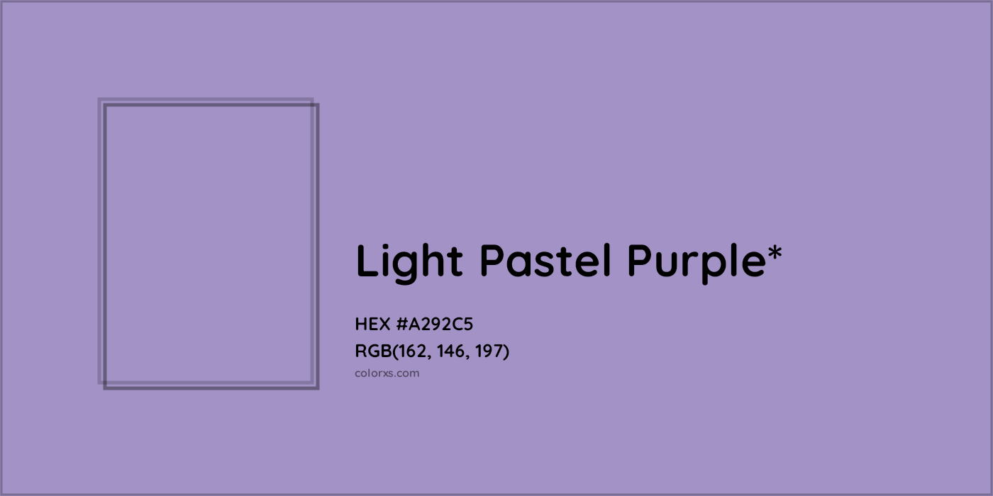 HEX #A292C5 Color Name, Color Code, Palettes, Similar Paints, Images
