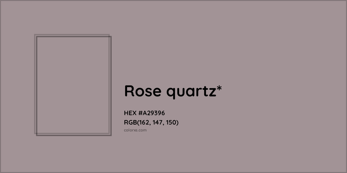 HEX #A29396 Color Name, Color Code, Palettes, Similar Paints, Images