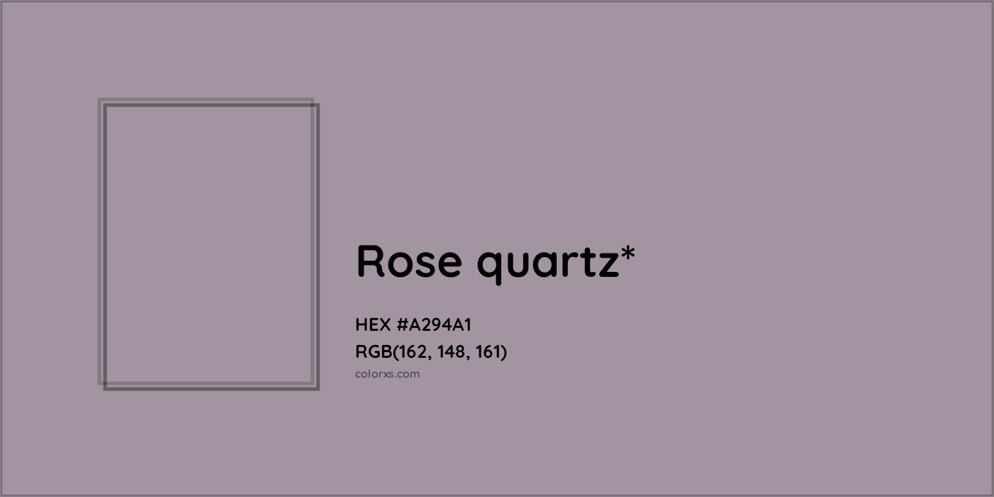 HEX #A294A1 Color Name, Color Code, Palettes, Similar Paints, Images