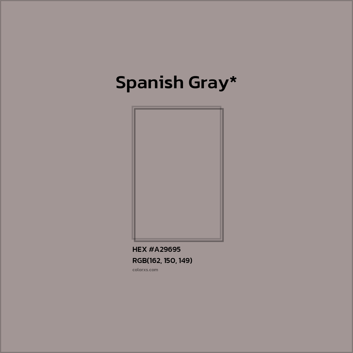 HEX #A29695 Color Name, Color Code, Palettes, Similar Paints, Images