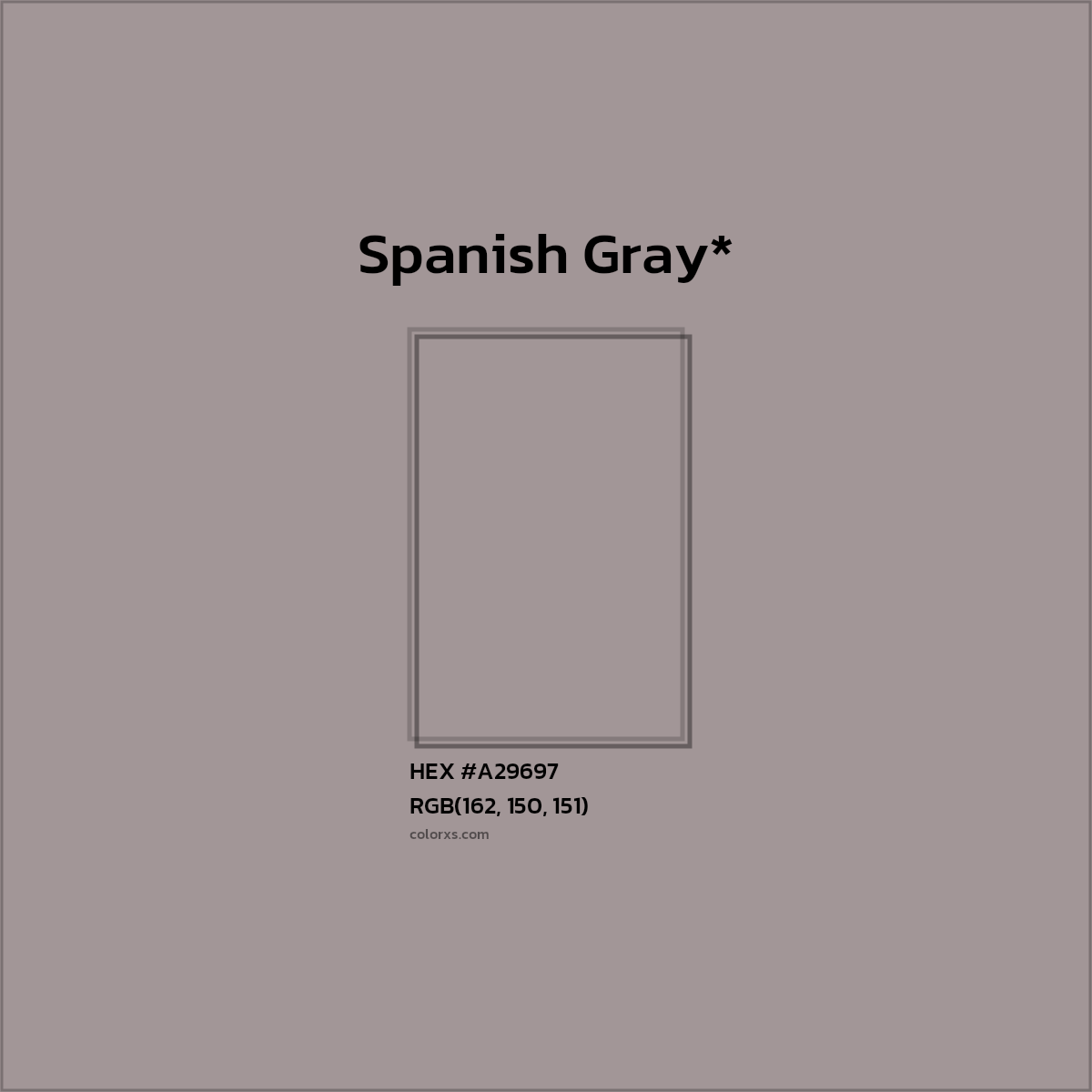 HEX #A29697 Color Name, Color Code, Palettes, Similar Paints, Images