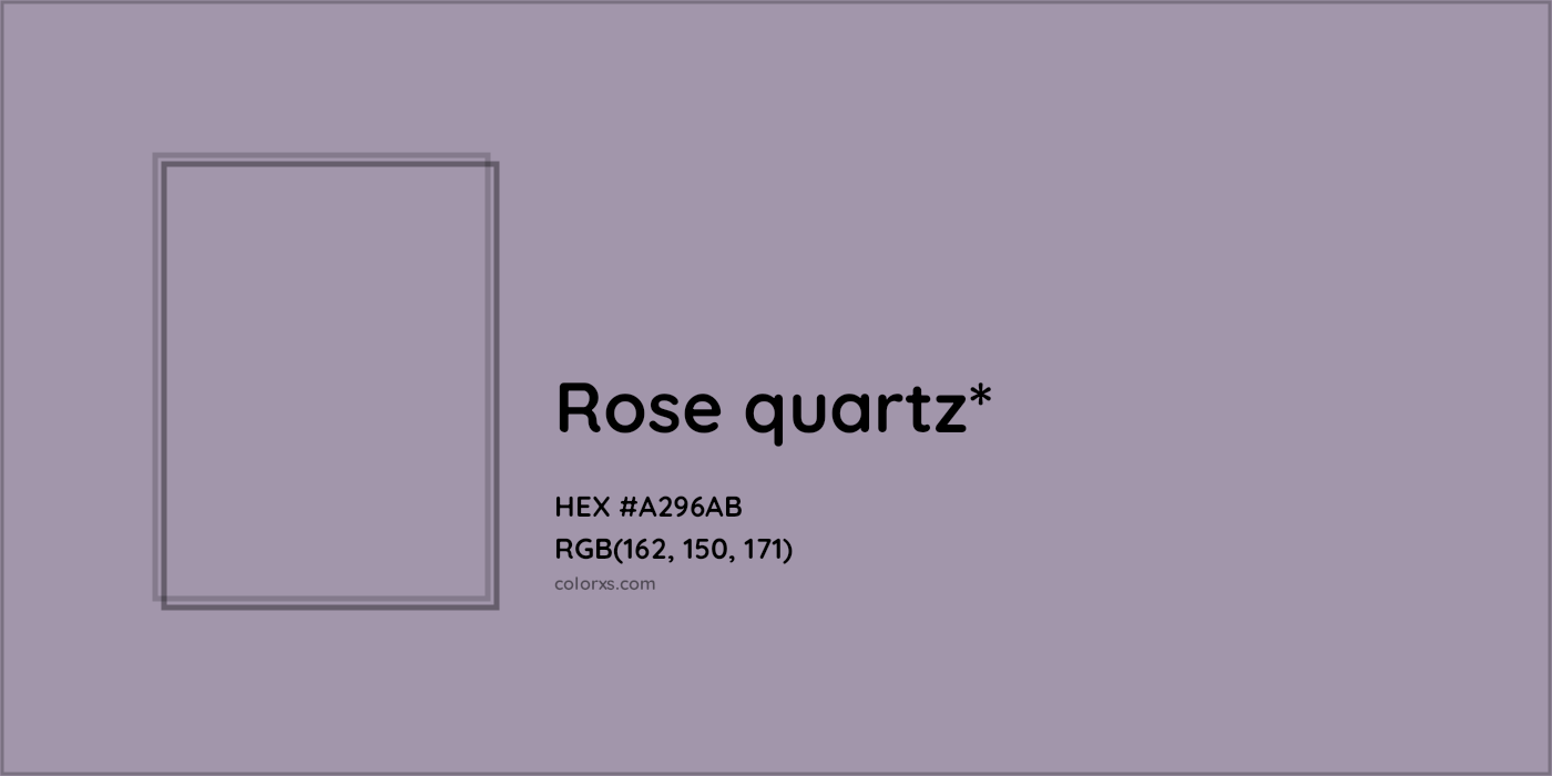 HEX #A296AB Color Name, Color Code, Palettes, Similar Paints, Images