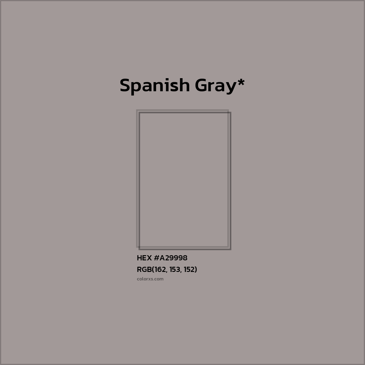 HEX #A29998 Color Name, Color Code, Palettes, Similar Paints, Images