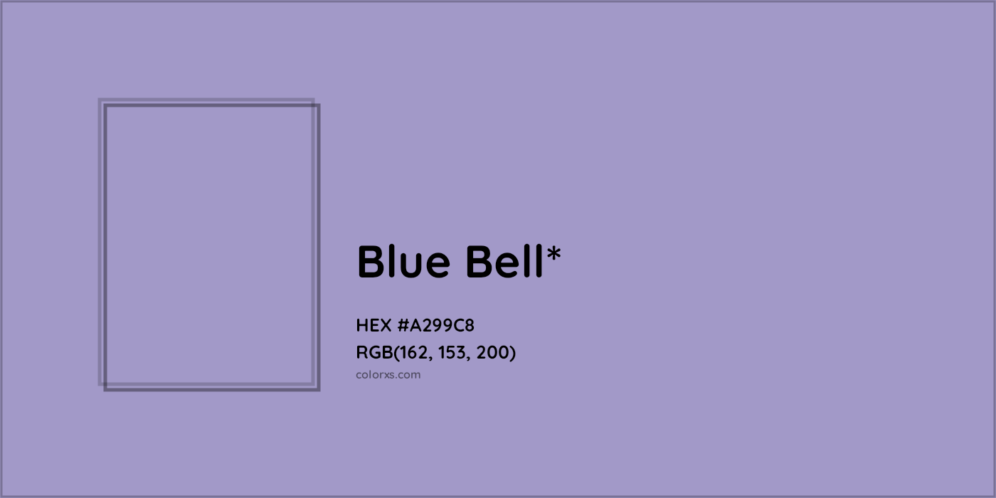 HEX #A299C8 Color Name, Color Code, Palettes, Similar Paints, Images