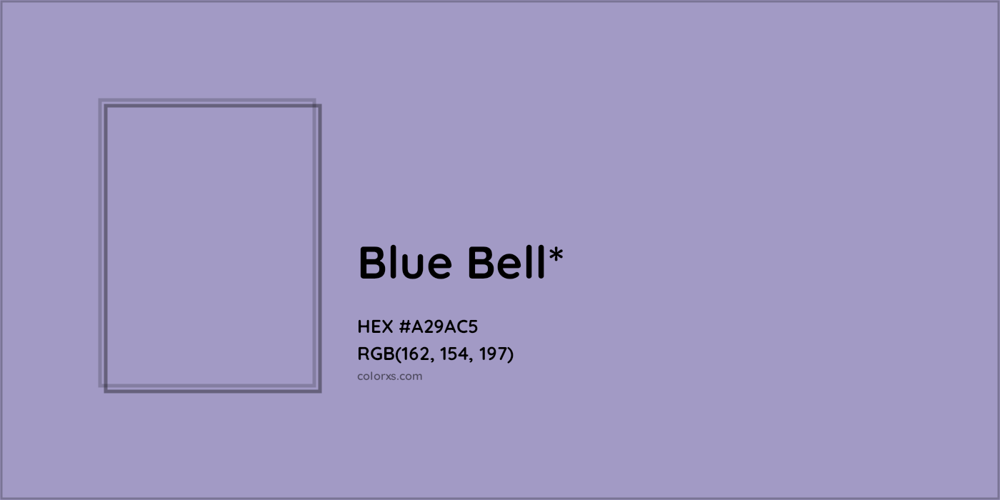 HEX #A29AC5 Color Name, Color Code, Palettes, Similar Paints, Images
