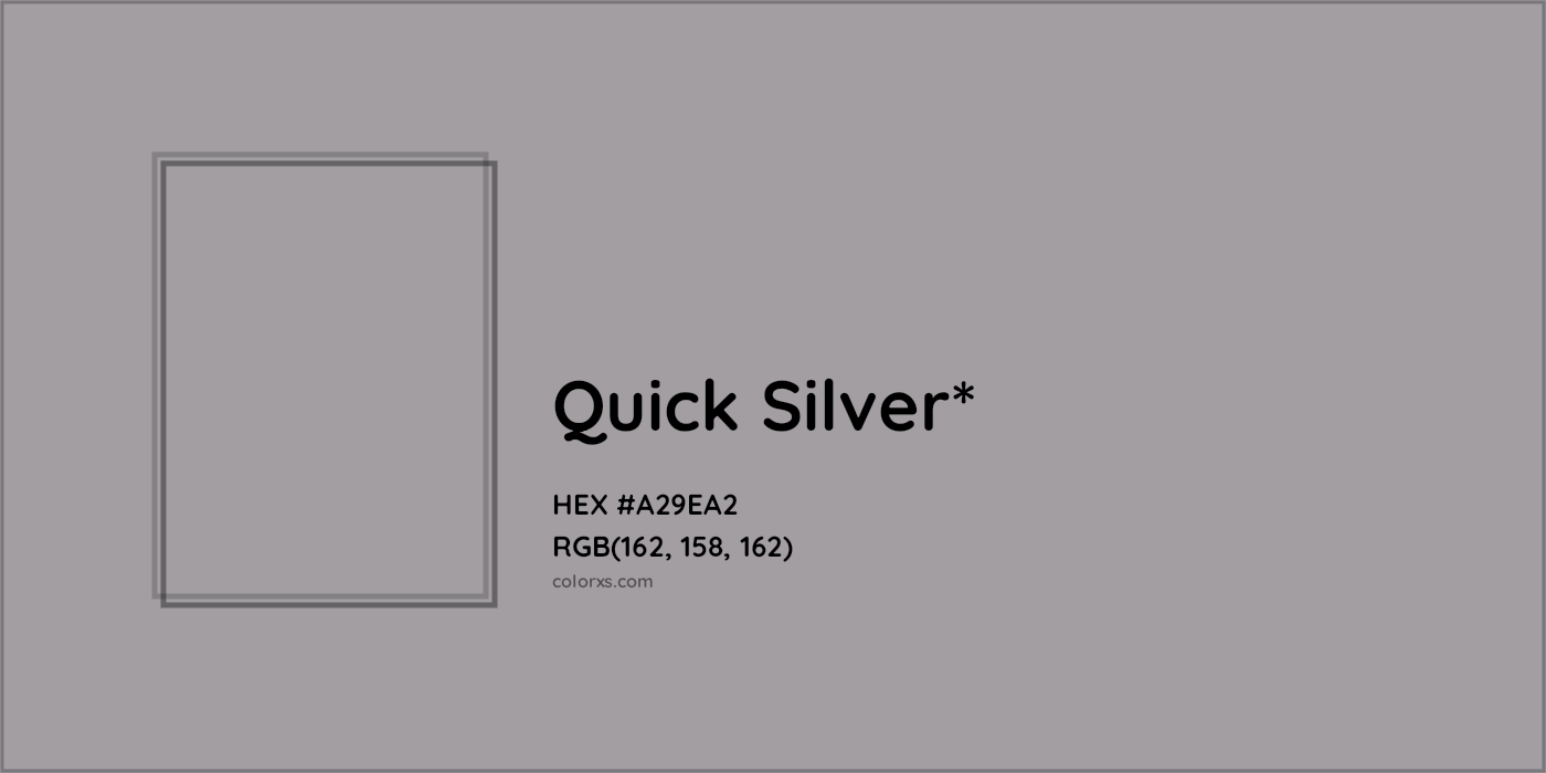 HEX #A29EA2 Color Name, Color Code, Palettes, Similar Paints, Images