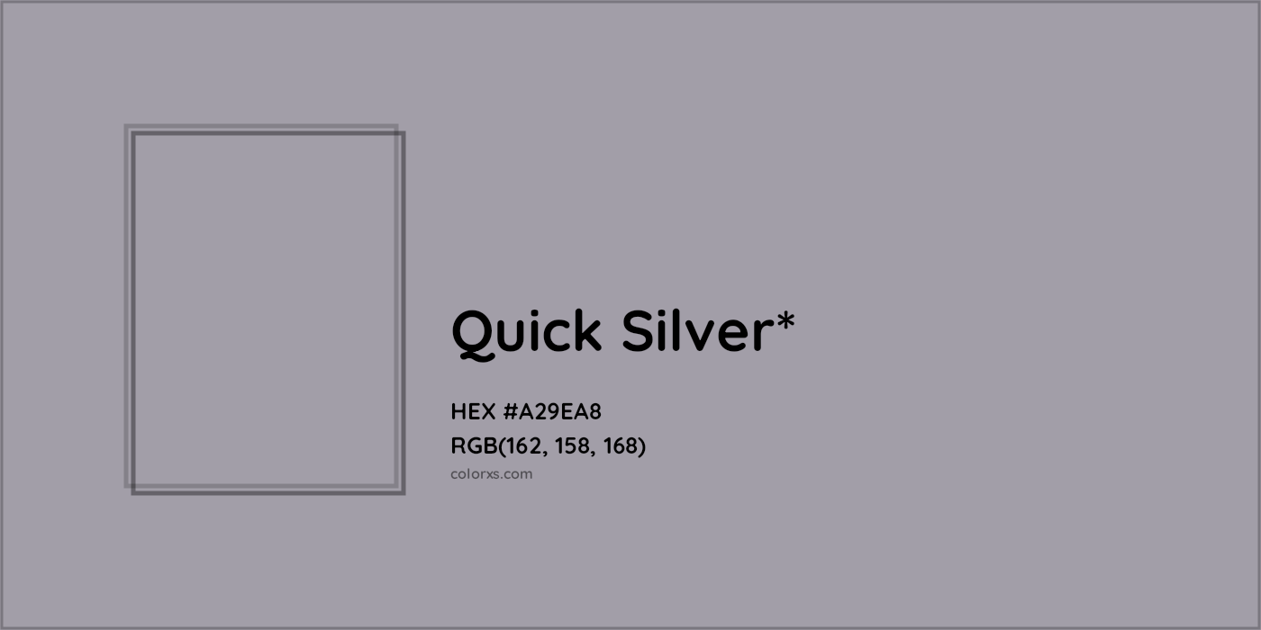 HEX #A29EA8 Color Name, Color Code, Palettes, Similar Paints, Images