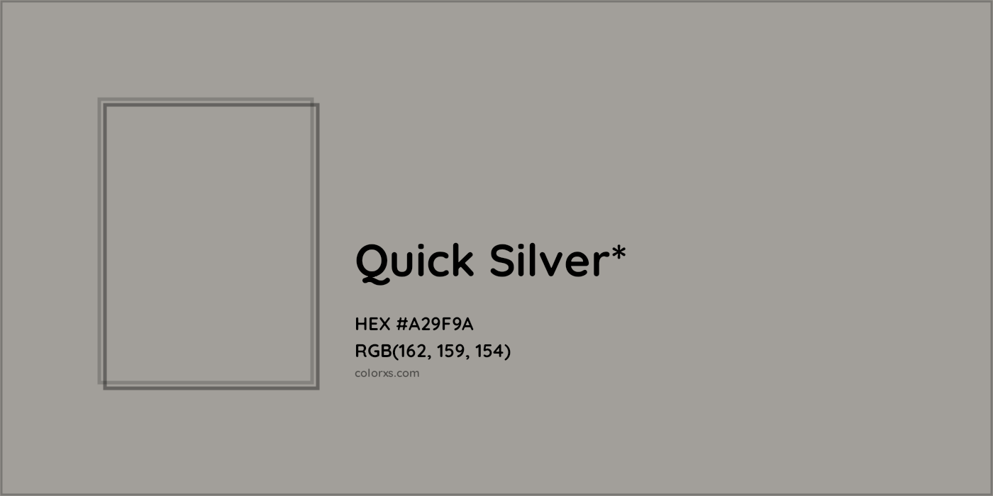 HEX #A29F9A Color Name, Color Code, Palettes, Similar Paints, Images