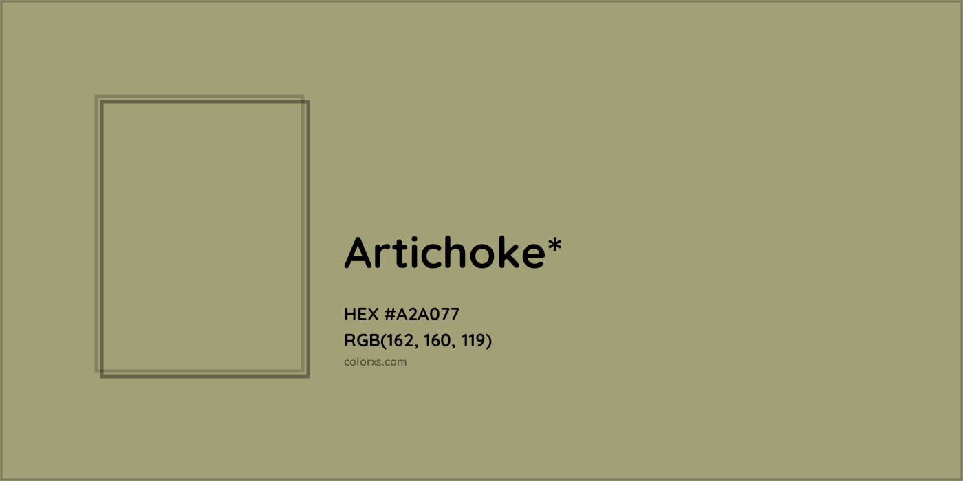 HEX #A2A077 Color Name, Color Code, Palettes, Similar Paints, Images