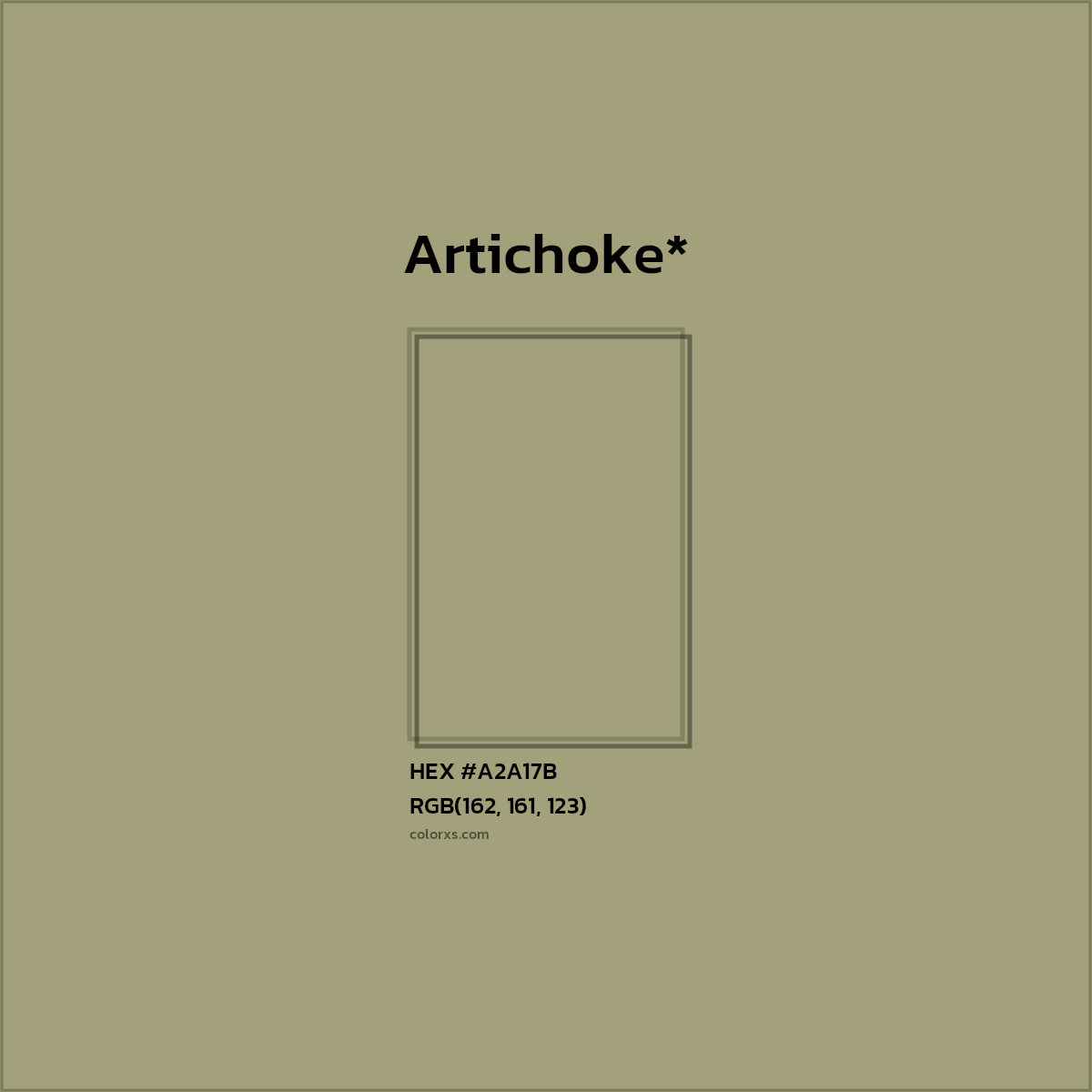 HEX #A2A17B Color Name, Color Code, Palettes, Similar Paints, Images