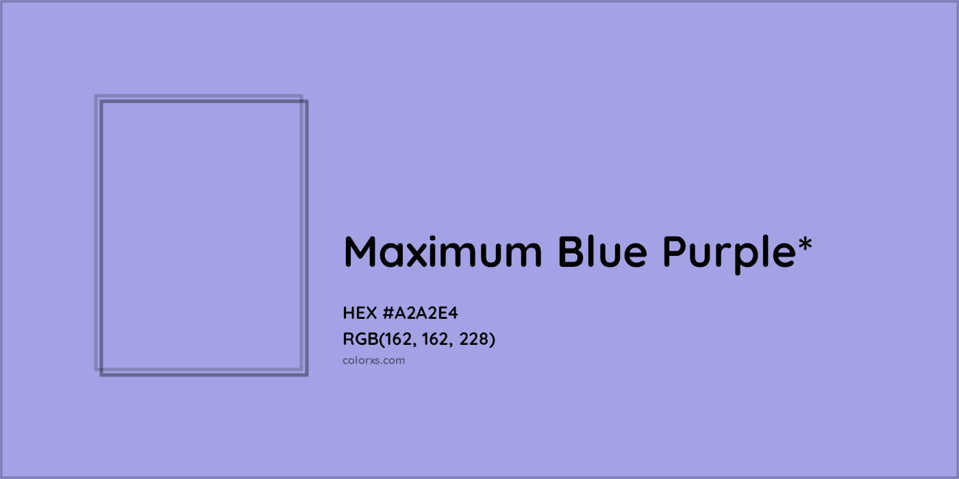 HEX #A2A2E4 Color Name, Color Code, Palettes, Similar Paints, Images