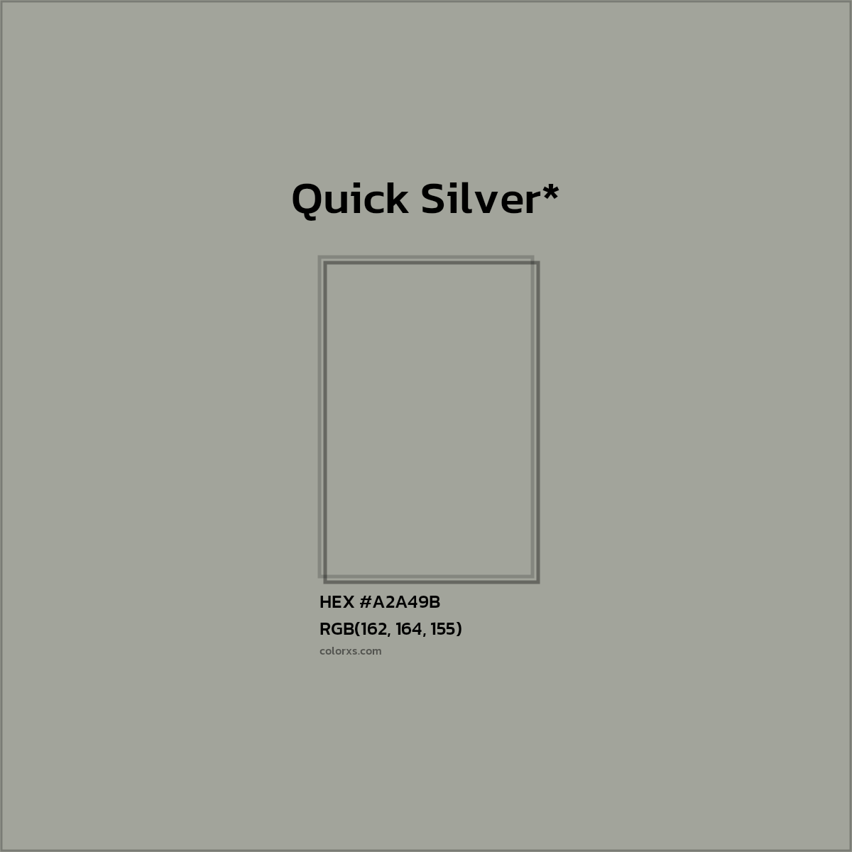 HEX #A2A49B Color Name, Color Code, Palettes, Similar Paints, Images
