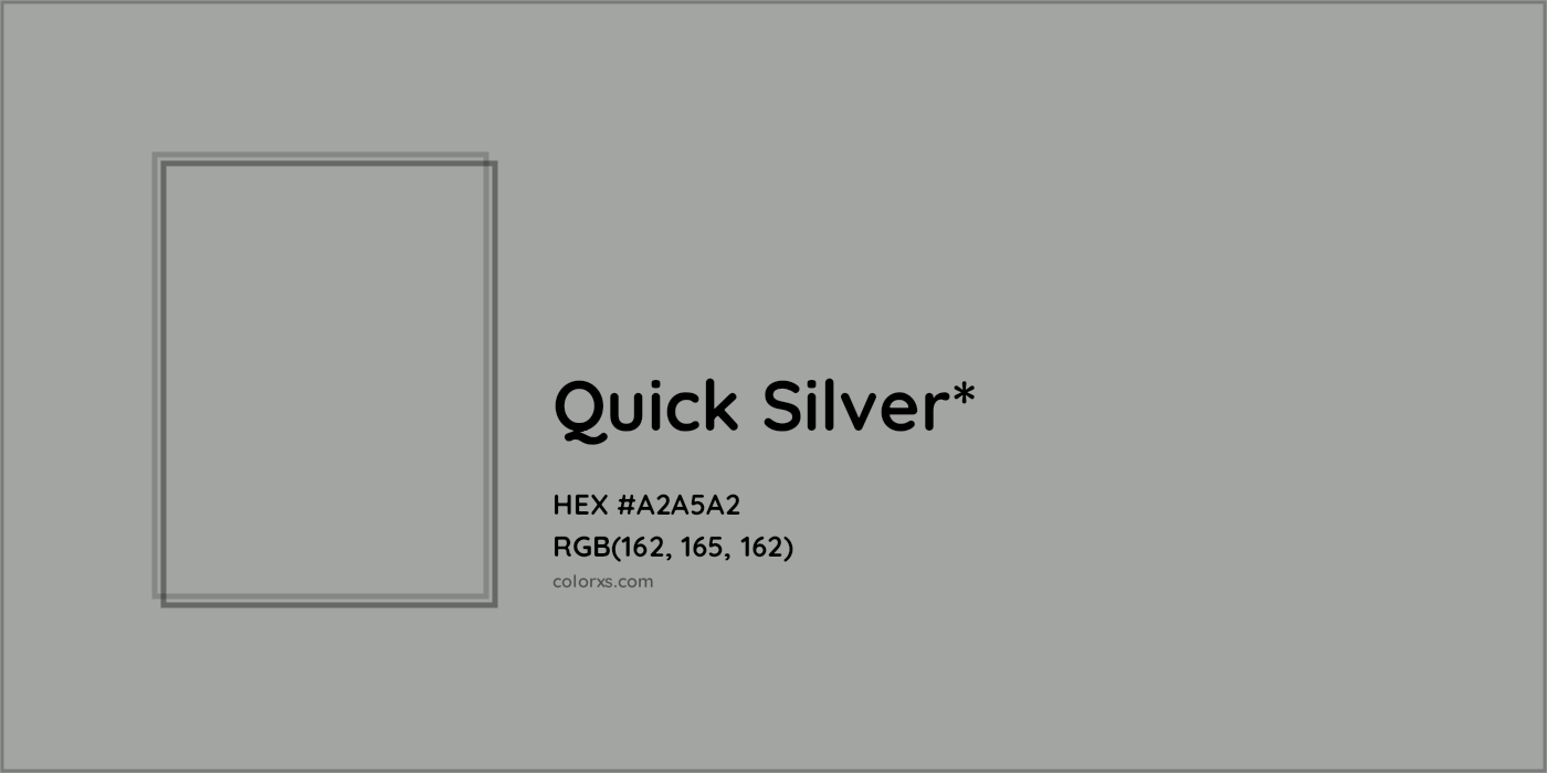 HEX #A2A5A2 Color Name, Color Code, Palettes, Similar Paints, Images