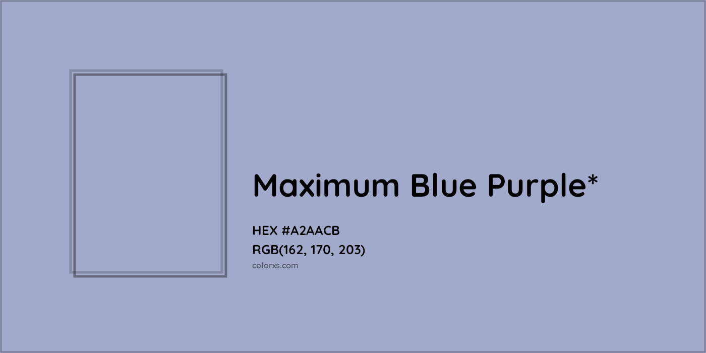 HEX #A2AACB Color Name, Color Code, Palettes, Similar Paints, Images