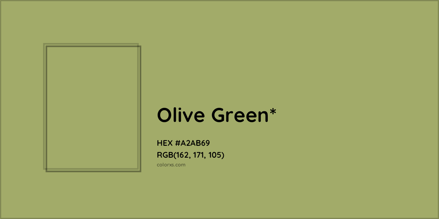 HEX #A2AB69 Color Name, Color Code, Palettes, Similar Paints, Images