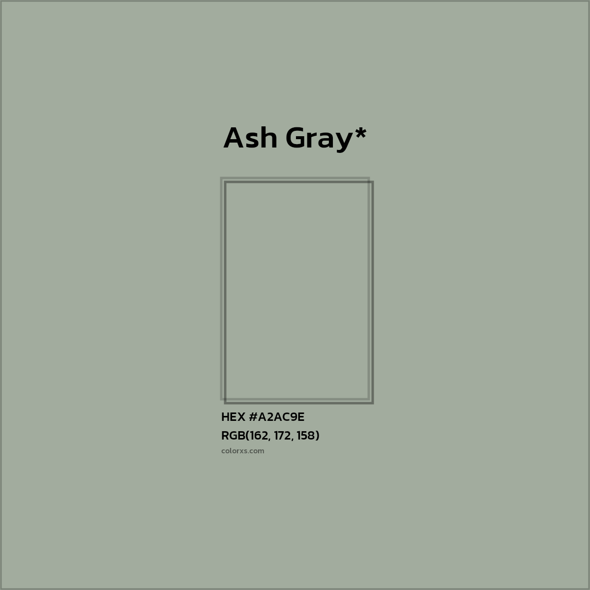 HEX #A2AC9E Color Name, Color Code, Palettes, Similar Paints, Images