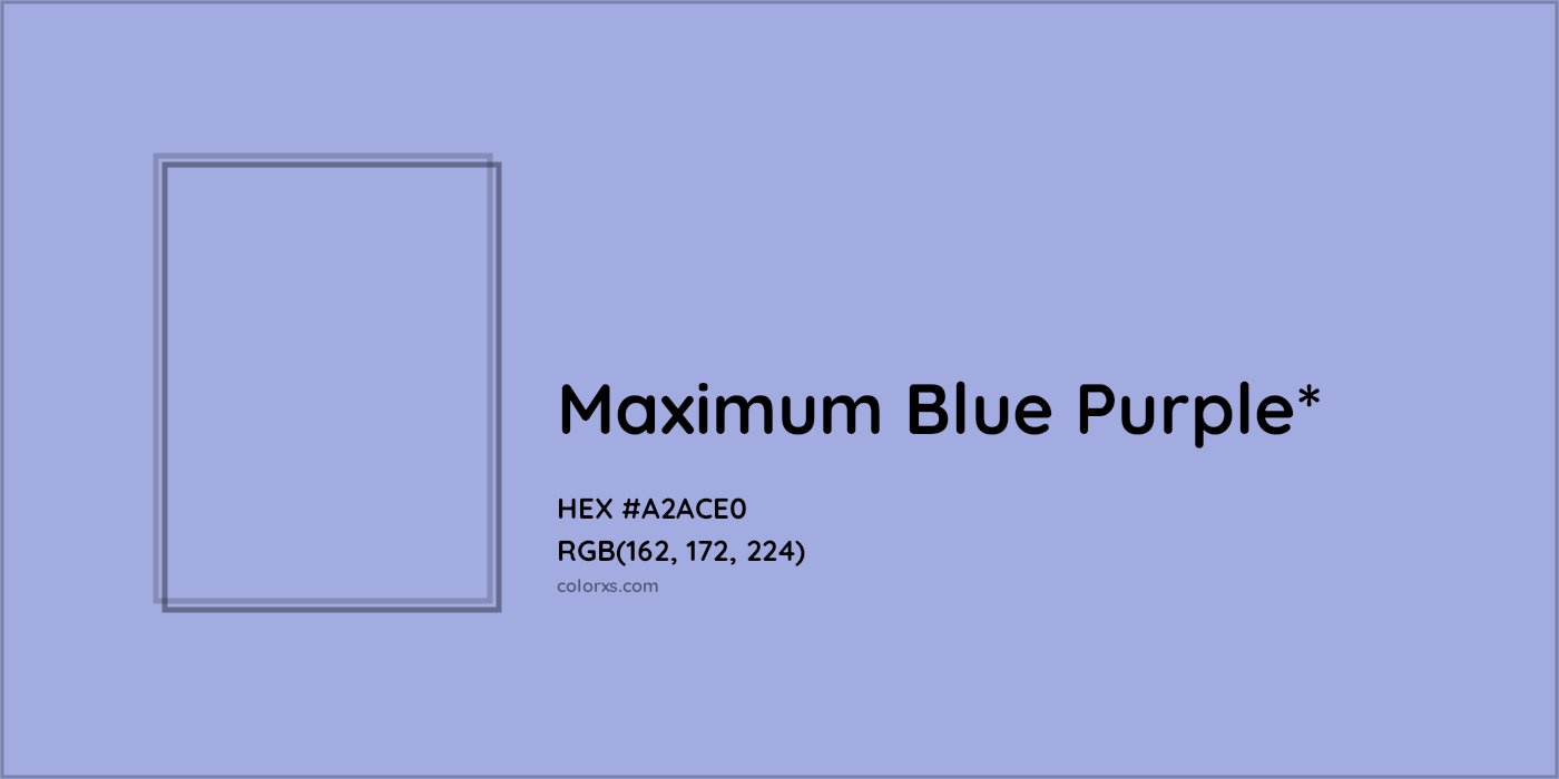HEX #A2ACE0 Color Name, Color Code, Palettes, Similar Paints, Images