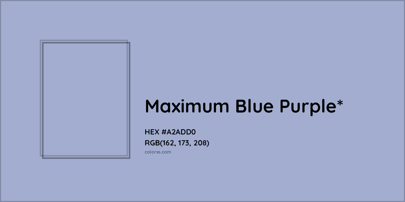 HEX #A2ADD0 Color Name, Color Code, Palettes, Similar Paints, Images