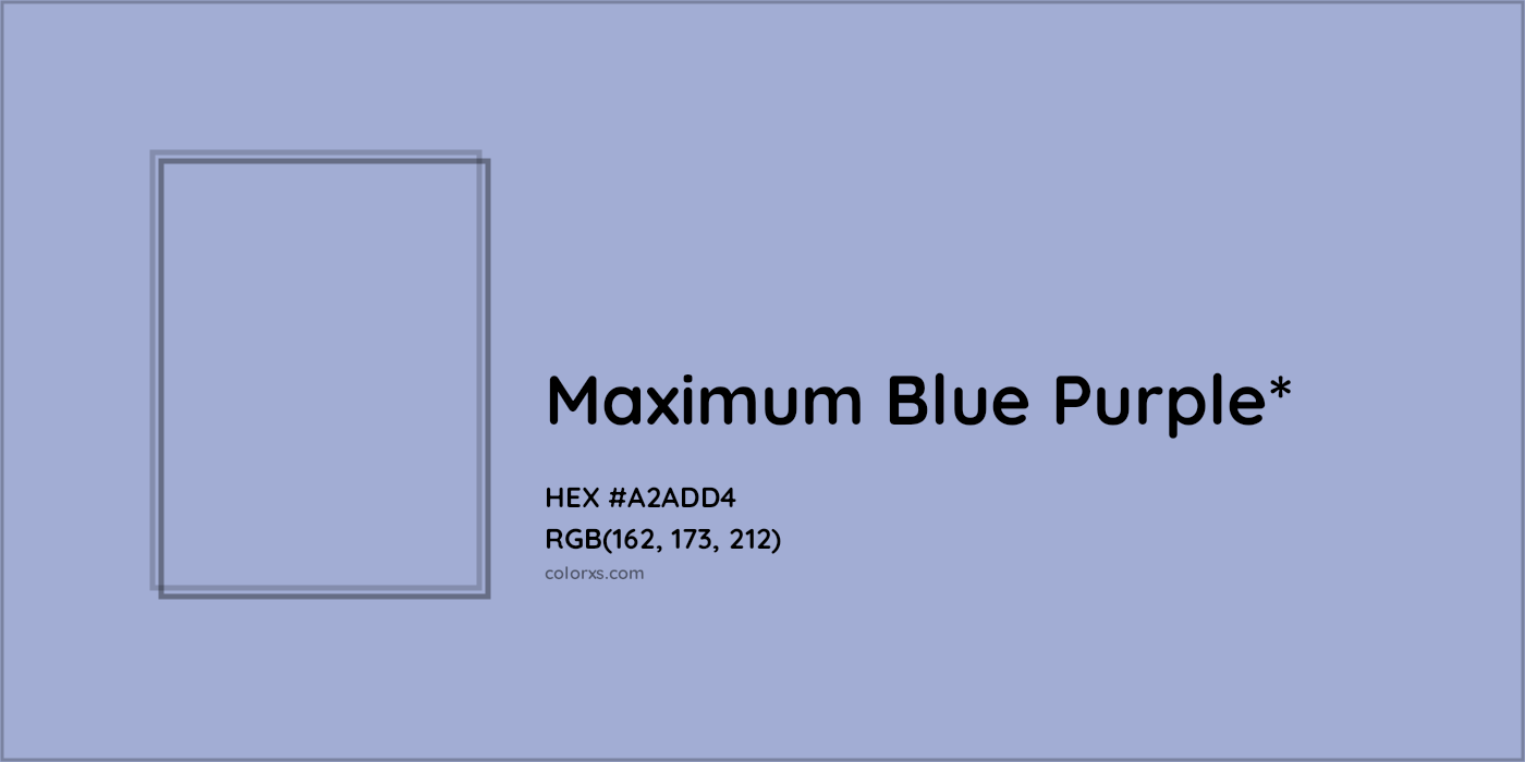 HEX #A2ADD4 Color Name, Color Code, Palettes, Similar Paints, Images