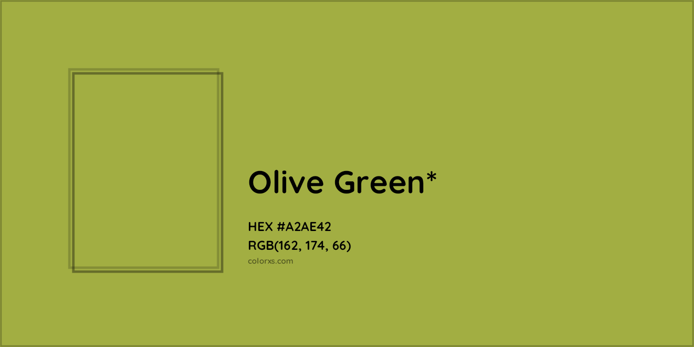 HEX #A2AE42 Color Name, Color Code, Palettes, Similar Paints, Images