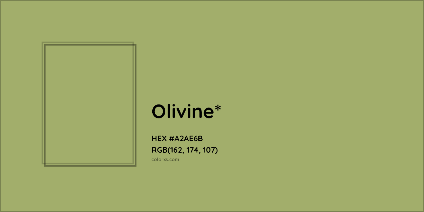 HEX #A2AE6B Color Name, Color Code, Palettes, Similar Paints, Images