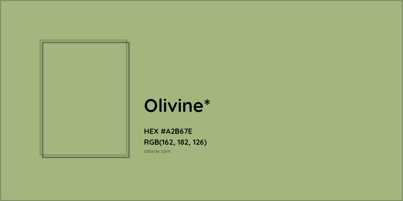 HEX #A2B67E Color Name, Color Code, Palettes, Similar Paints, Images