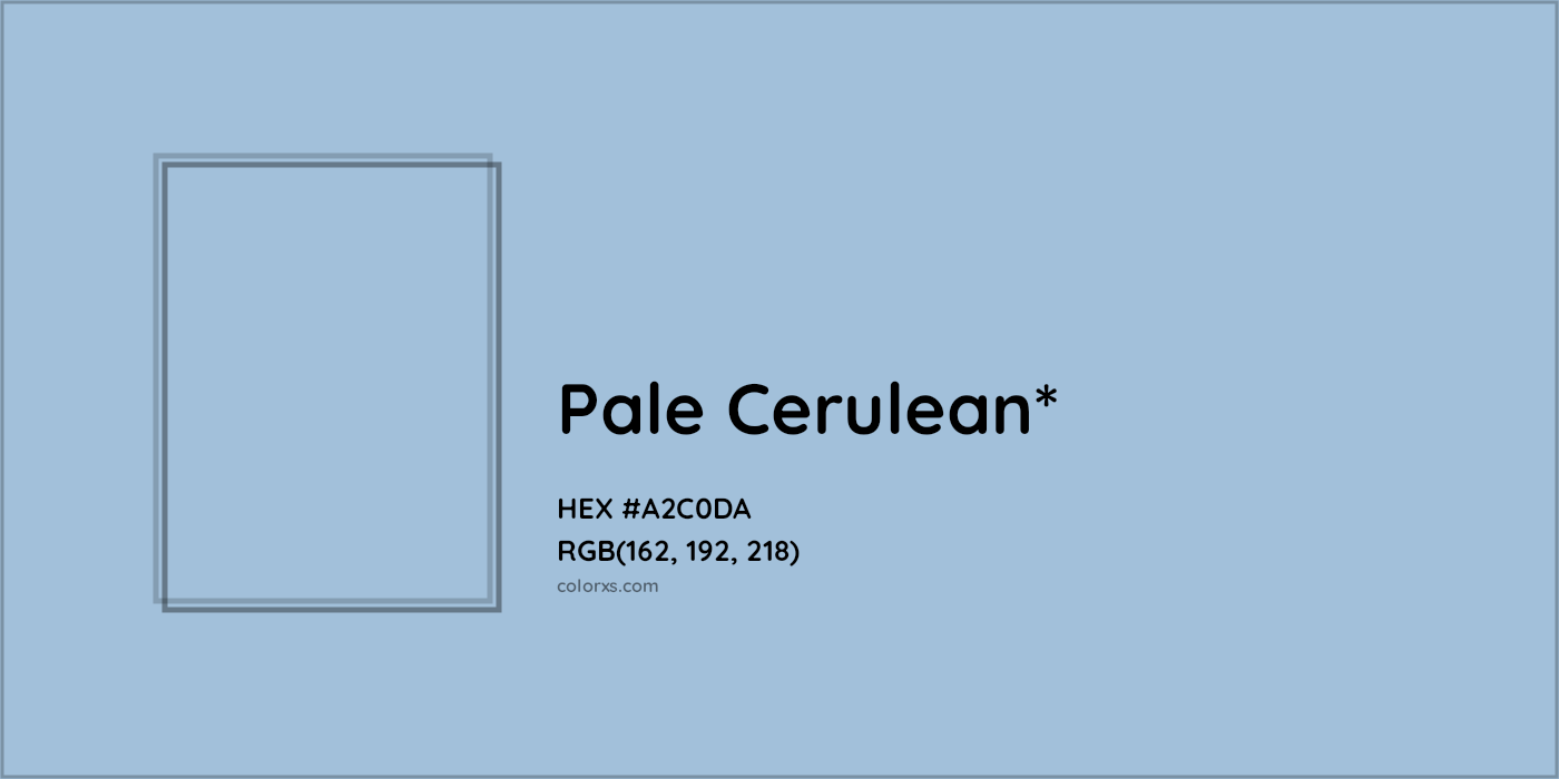 HEX #A2C0DA Color Name, Color Code, Palettes, Similar Paints, Images